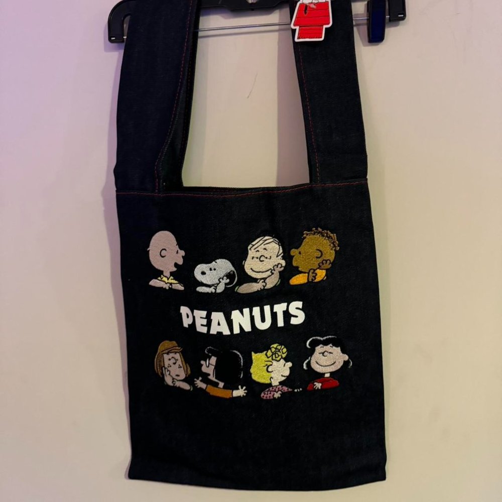 Denim Peanuts Snoopy Totebag